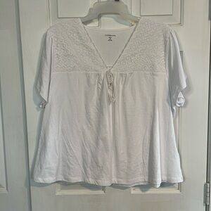 Croft & Borrow White Top size 3x